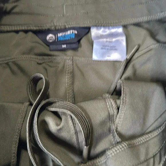 MONDETTA - WOMEN'S Medium - GREEN DRAWSTRING WAIST JOGGER PANTS - Picture 4 of 6